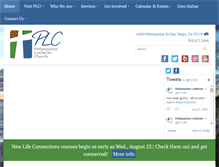 Tablet Screenshot of plc-church.org
